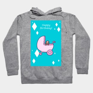 "Happy Birthday" Baby Sloth Hoodie